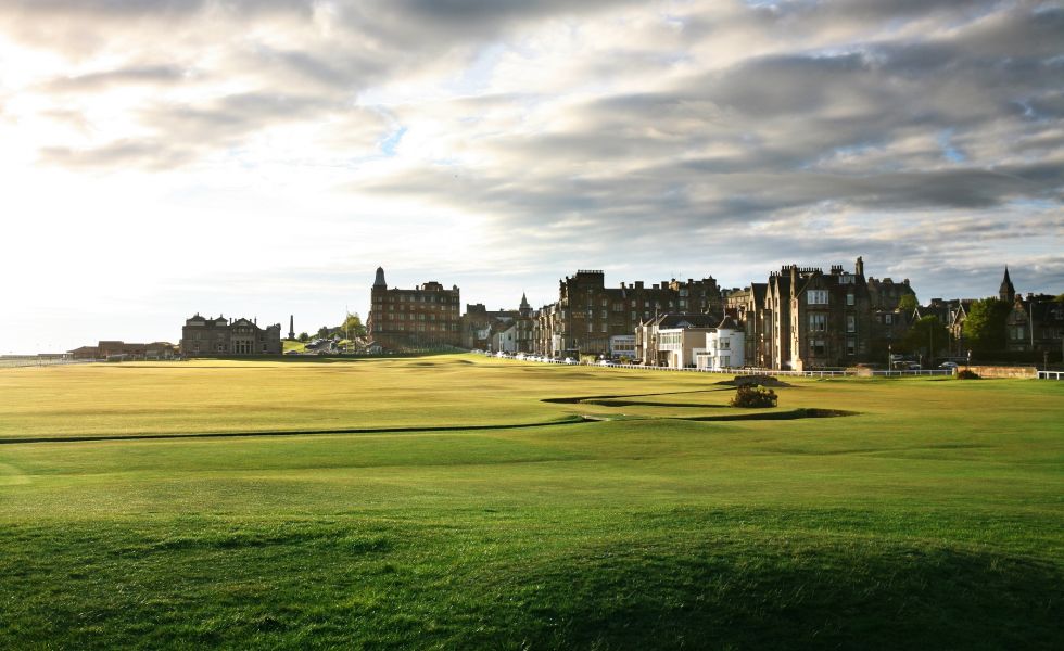 St. Andrews Old golf course at Old Course Hotel, Golf Resort & Spa