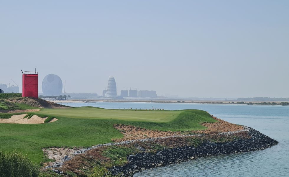 Yas Links golf course at Hilton Abu Dhabi Yas Island