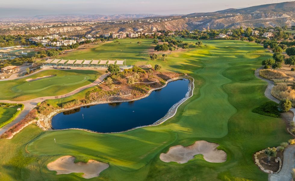 The golf course at Aphrodite Hills