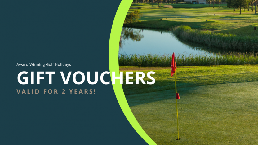 Gift vouchers for golf holidays with find a golf break at Christmas