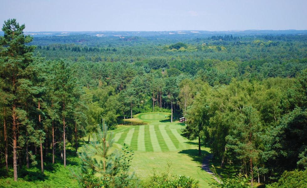 The golf course at Old Thorns Hotel & Resort