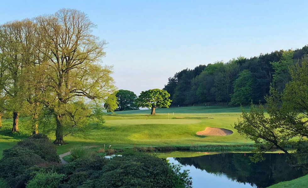 The golf course at Shrigley Hall Hotel & Spa