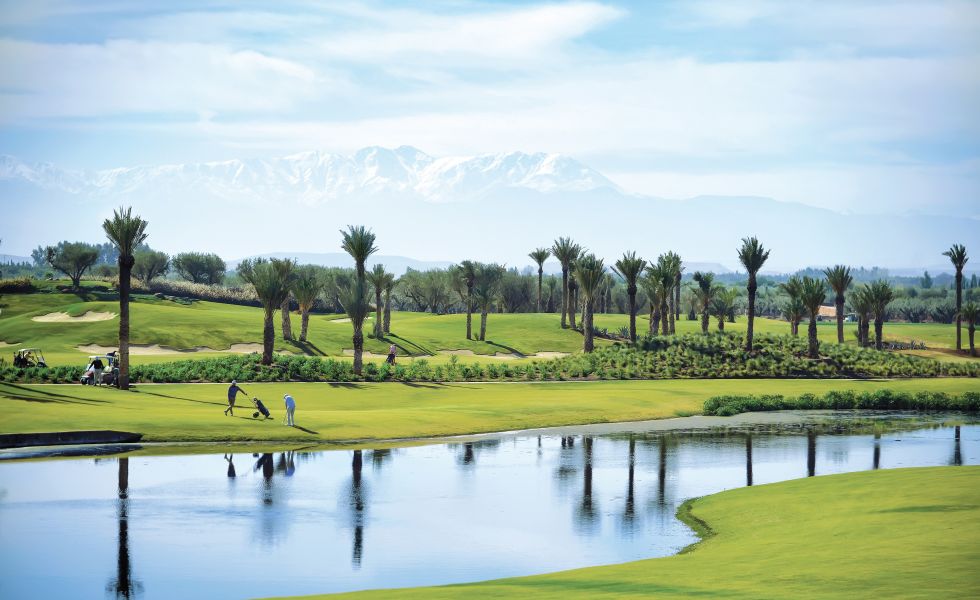 The golf course at Fairmont Royal Palm Marrakech