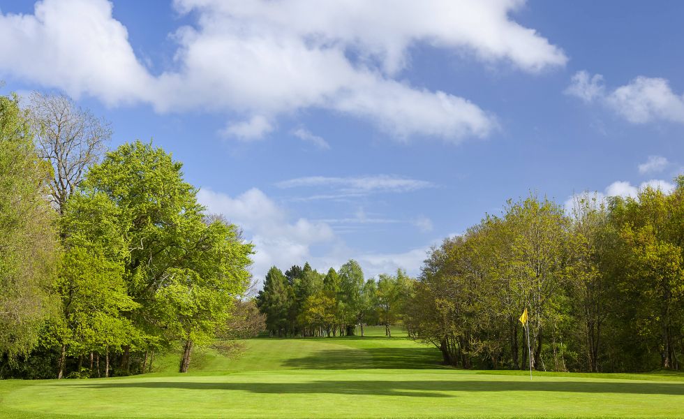 The golf course at Meon Valley Hotel, Golf & Country Club