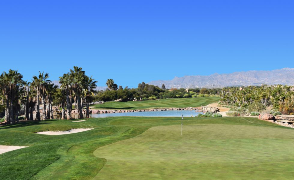 The golf course at Desert Springs Family, Leisure & Golf Resort